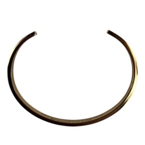 My Badass Girl Gang Semi-Open Cuff Bracelet Engraved Message Blue Gold tone - Picture 4 of 10